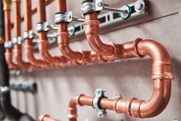 Copper Plumbing Installation in Sherman