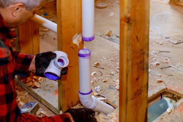Building Plumbing Installation in Sherman