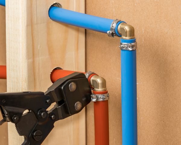Pex Piping Installation in Sherman