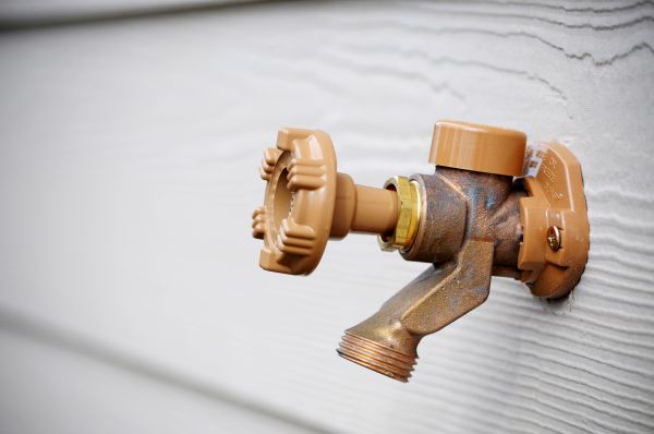 Outdoor Spigot Installation in Sherman